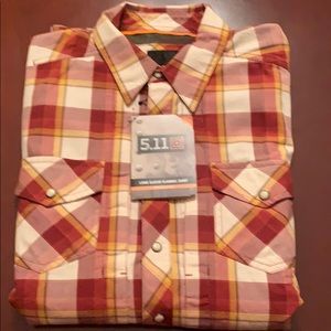 5.11 LONG SLEEVE FLANNEL SHIRT.